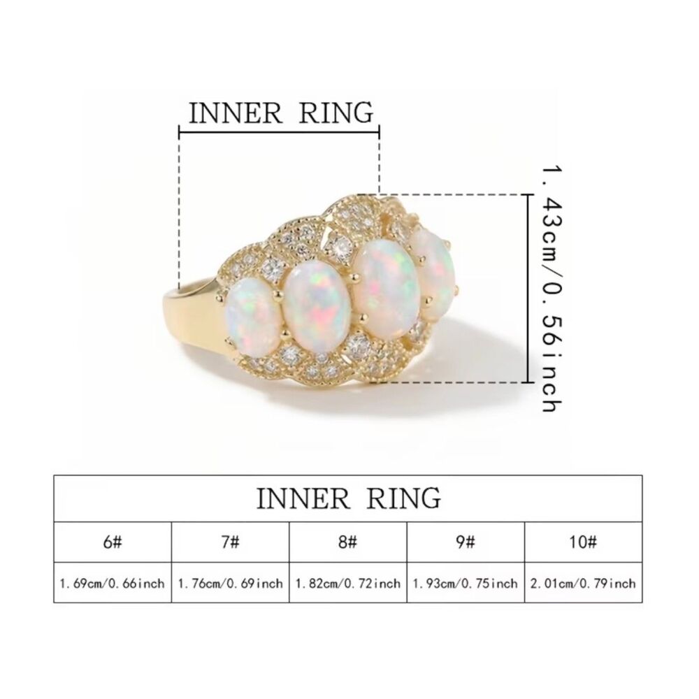 Beautiful Opal Ring - image 5